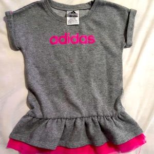 Toddler girl adidas sweater dress